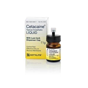 Cetacaine Topical Anesthetic Liquid 11 Gm Bottle Ea