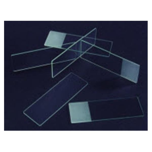 Frosted Microscope Slide 3x1" White Ca