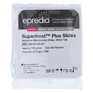 SuperFrost Plus Frosted Microscope Slide 3x1" White 72/Pk
