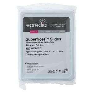 SuperFrost Frosted Microscope Slide 3x1" White 72/Pk, 20 PK/CA
