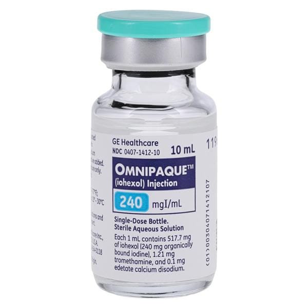 Omnipaque Injection 240mg/mL SDV 10mL 10/Bx