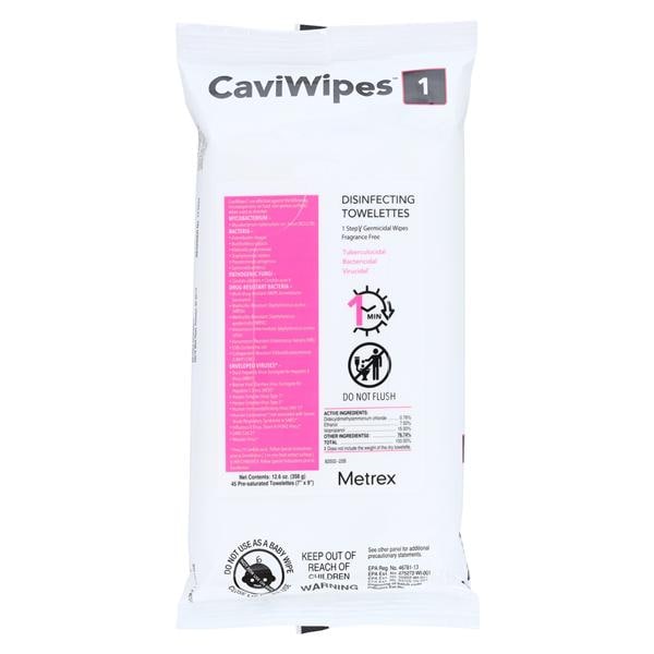 CaviWipes1 Surface Disinfectant Flat Pack 45/Pk