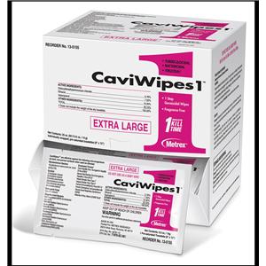 CaviWipes1 Surface Towelette Disinfectant & Decontaminant X-Large 50/Bx