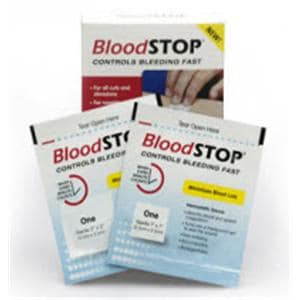 BloodStop Ix Cotton Gauze Pad 2x2" Sterile Adhesive LF, 10 BX/CA