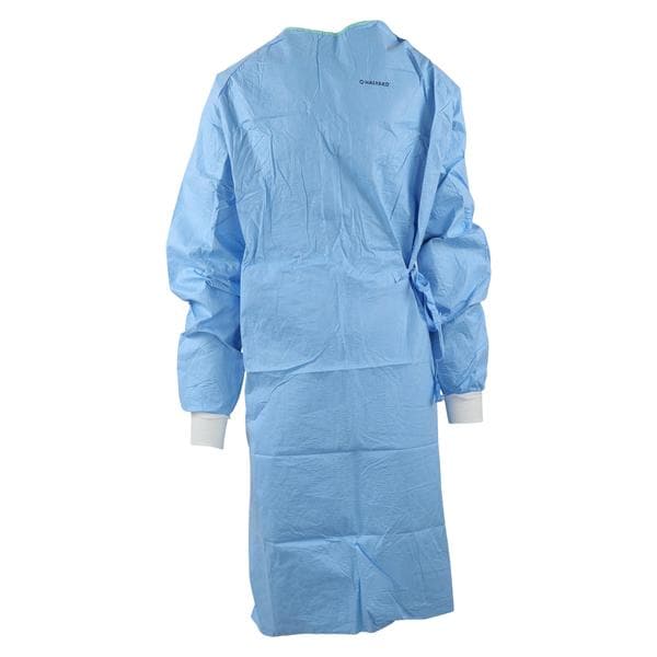 Aero Blue Surgical Gown AAMI Level 3 Poly X Large Blue Ea