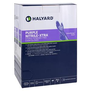 KC5 Purple Nitrile X-Tra Nitrile Exam Gloves X-Large Purple Sterile