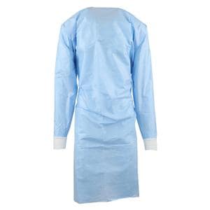Comfort Protective Gown Not AAMI Rated Spnbnd Flm Lmnt Universal Blue 100/Ca