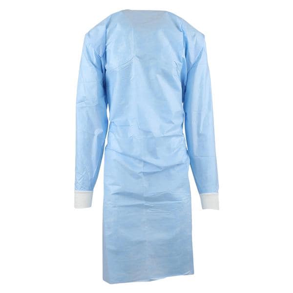 Comfort Protective Gown Not AAMI Rated Flm Lmnt Universal Blue 100/Ca