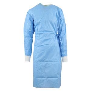 Evolution 4 Non Reinforced Surgical Gown SMS Fbrc Stndrd / XL Bl/Ylw 32/Ca