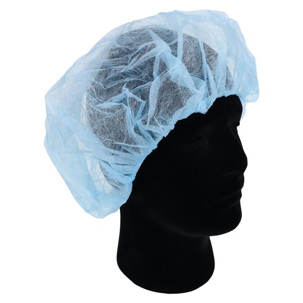 Bouffant Cap Large Blue 100/Bx