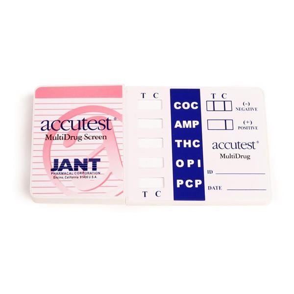 Accutest Drug Screen Dip Card Test Kit Moderately Complex 25/BX