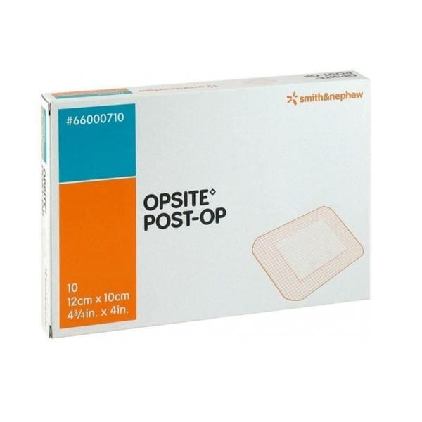 Opsite Polyurethane Film Post-Op Dressing 4-3/4x4" Strl Adhs Lo Adh Trans Abs