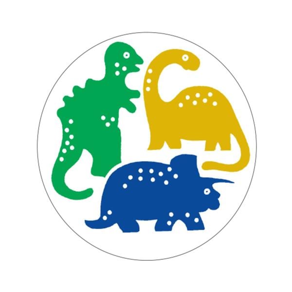 Pediatric Award Sticker Dinosaurs White 200/Rl
