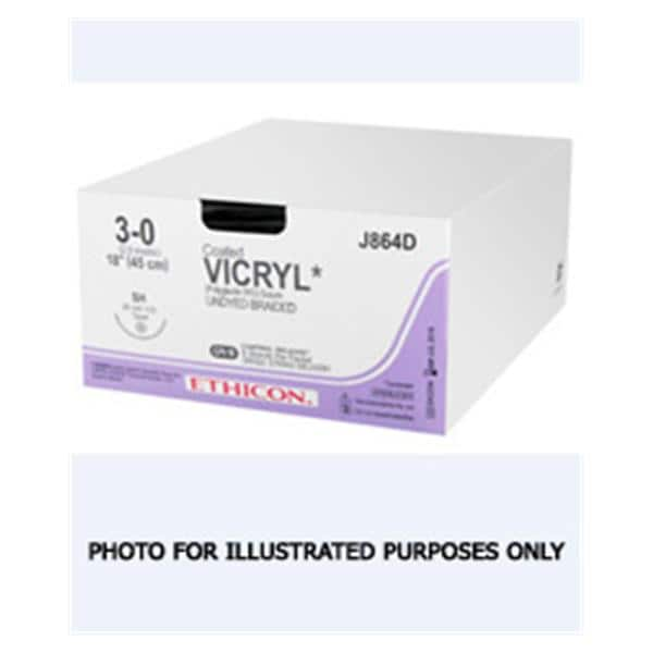 Vicryl Suture 5-0 54" Polyglactin 910 Braid Violet 12/Bx