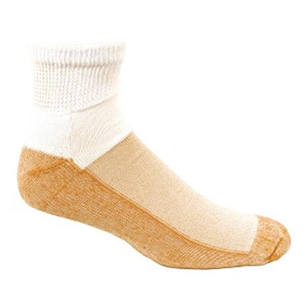 Copper Sole Premium Compression Socks XL Men 12-14 White