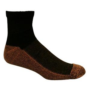 Copper Sole Premium Compression Socks Large Women 8-12 Black
