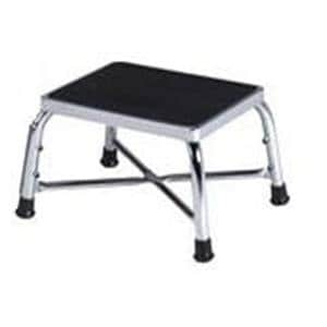 Step Stool Black Skid-Resistant Rubber Mat Ea