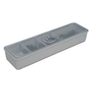 Tub Cup & Cover Gray Cup / Clear Cover Ea
