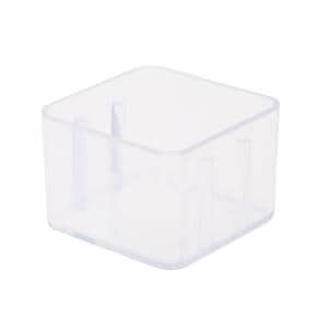 Bur Block Lid 8 Hole Clear Ea