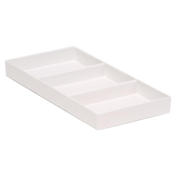 Cabinet Tray 7 7/8 in x 3 3/4 in x 3/4 in Size 17 White Ea