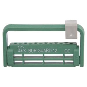 Steri-Bur Guard Bur Block Antimicrobial Microban 12 Hole Green Detachable Lid Ea