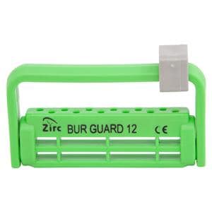 Steri-Bur Guard Bur Block Antimicrobial Microban 12 Hole Neon Grn Dtchbl Lid Ea