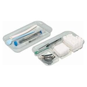 Flat Procedure Tub Slide Tray Clear Ea