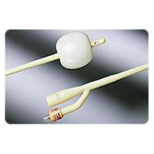 Bardex 2-Way Foley Catheter Short Round Tip Silicone Coated 12Fr 5cc