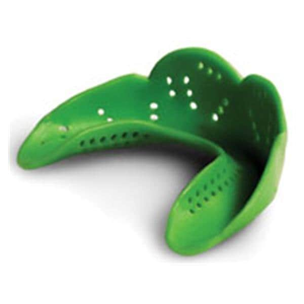 SISU Junior Mouth Guard Strapless Spring Green Ages 7-11 Youth 12/Bx