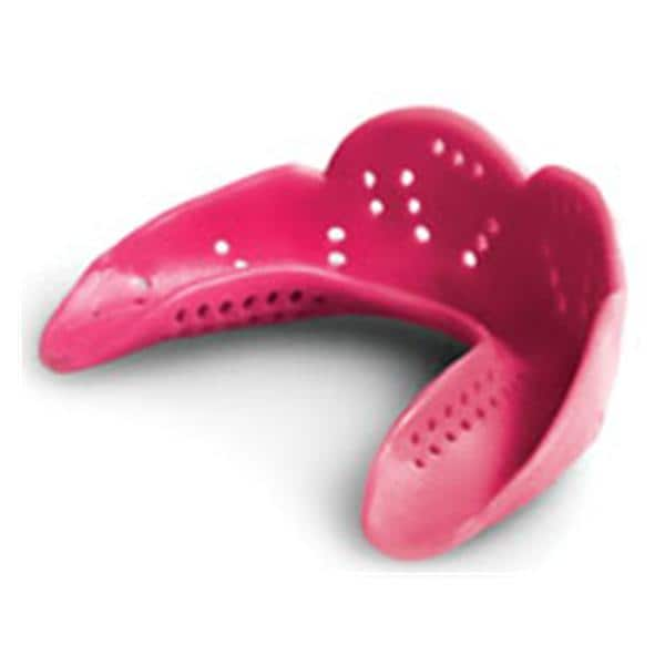 SISU Junior Mouth Guard Strapless Hot Pink Ages 7-11 Youth 12/Bx