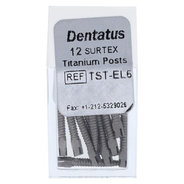 Surtex Posts Titan Refill 14.2 mm 1.8 mm Parallel Sided & Tapered End EL6 12/Bx