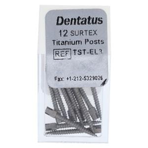 Surtex Posts Titan Refill 14.2 mm 1.35 mm Parallel Sided & Tapered End EL3 12/Bx
