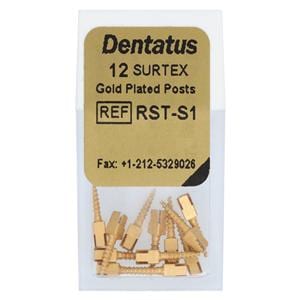 Surtex Posts Gold Plated Refill Short S1 1.05 mm 12/Bx