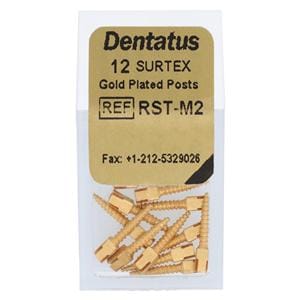 Surtex Posts Gold Plated Refill Medium M2 1.2 mm 12/Bx