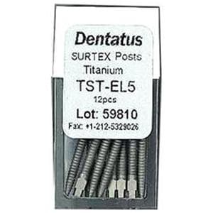 Surtex Posts Titan Refill 14.2 mm 1.65 mm Parallel Sided & Tapered End EL5 12/Bx