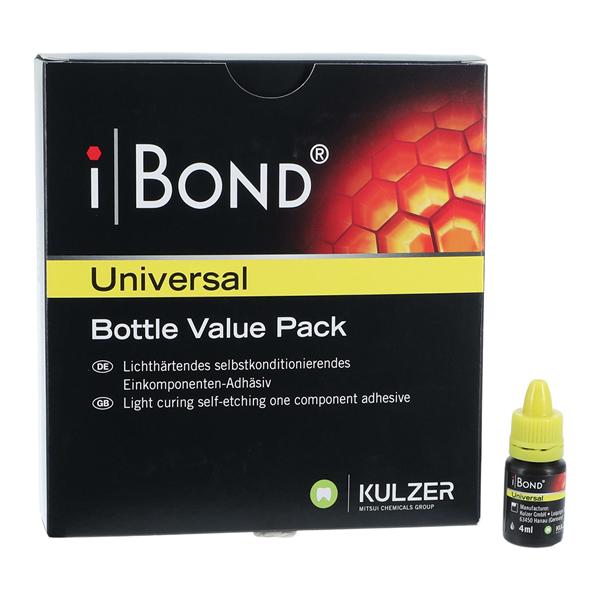 iBOND Universal Adhesive Light Cure 4 mL Bottle Value Pack 3/Pack