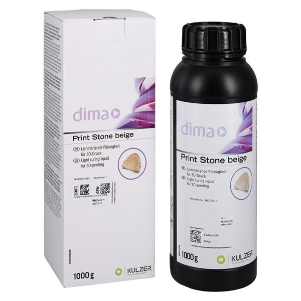 dima Print Stone 3D Resin Beige 1000mL Ea