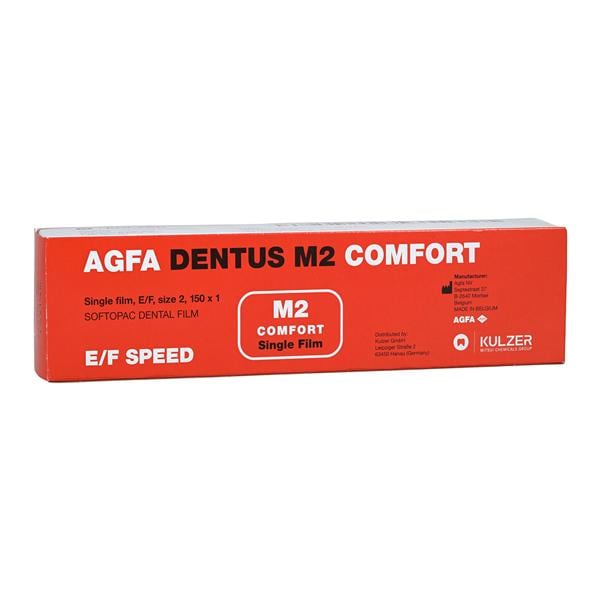 Agfa Dentus Intraoral Film M2-58 2 E/F Speed 150/Bx