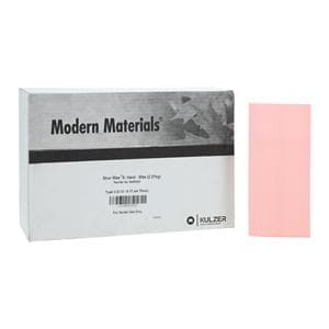Modern Material Shur Wax Baseplate Wax Sheet Extra Hard Pink 5 Lb/Ea