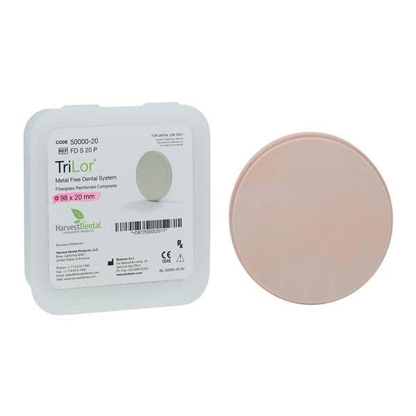 TriLor 98 High-Performance Polymer Disc Pink 98.5x20 Ea
