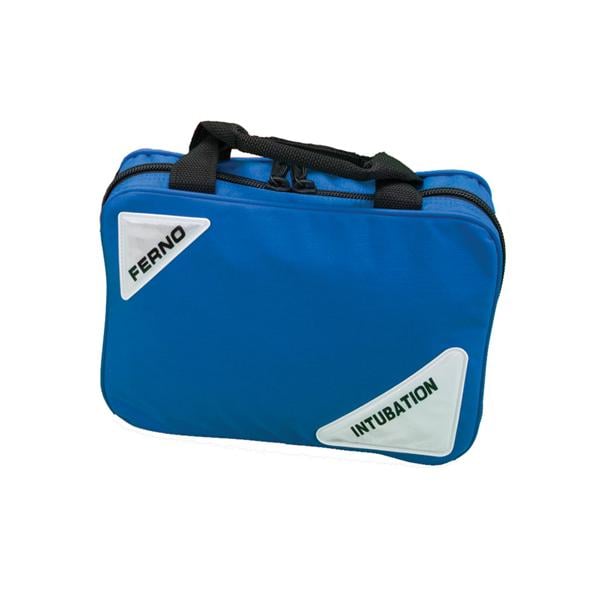 Professional 5115 Intubation Bag 13x3x9.5" Blue Zipper Closure 2 Handles