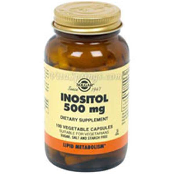 Inositol Supplement Vegicaps 500mg 100/Bt