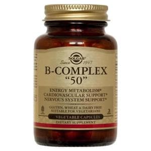 B-Complex "50" Adult Supplement Vegicaps Vegetarian/Kosher 250/bt