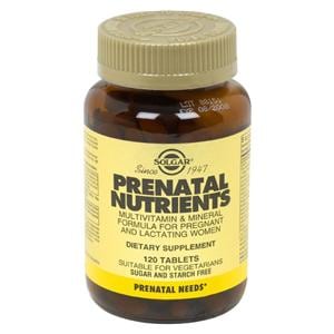 Prenatal Nutrients Supplement Tablets Vegetarian 120/Bt