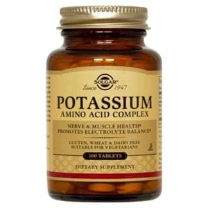 Potassium Complex Supplement Tablets Vegetarian/Kosher 100/Bt