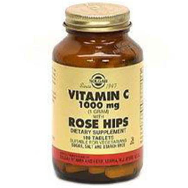 Vitamin C Supplement Tablets Vegetarian/Kosher 1000mg 100/Bt