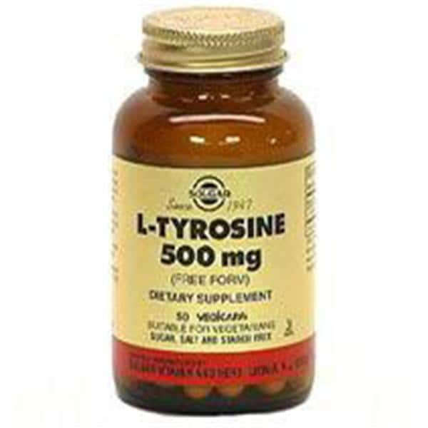 L-Tyrosine Vitamin/Supplement Vegicaps 500mg 100/Bt