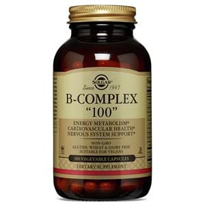 B-Complex "100" Adult Supplement Vegicaps Vegetarian/Kosher 100/Bt