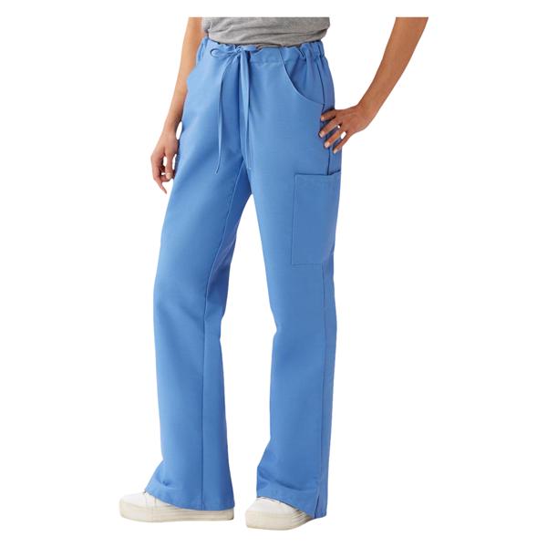 Scrub Pant 4 Pockets Medium Ceil Blue Unisex Ea