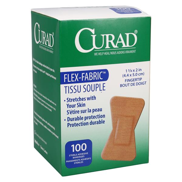 Curad Bandage Fabric 2.125x1.5" Flesh Sterile 100/Bx